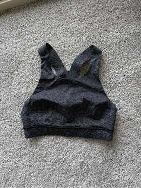 lululemon athletica Black High-Neck Sports Bra